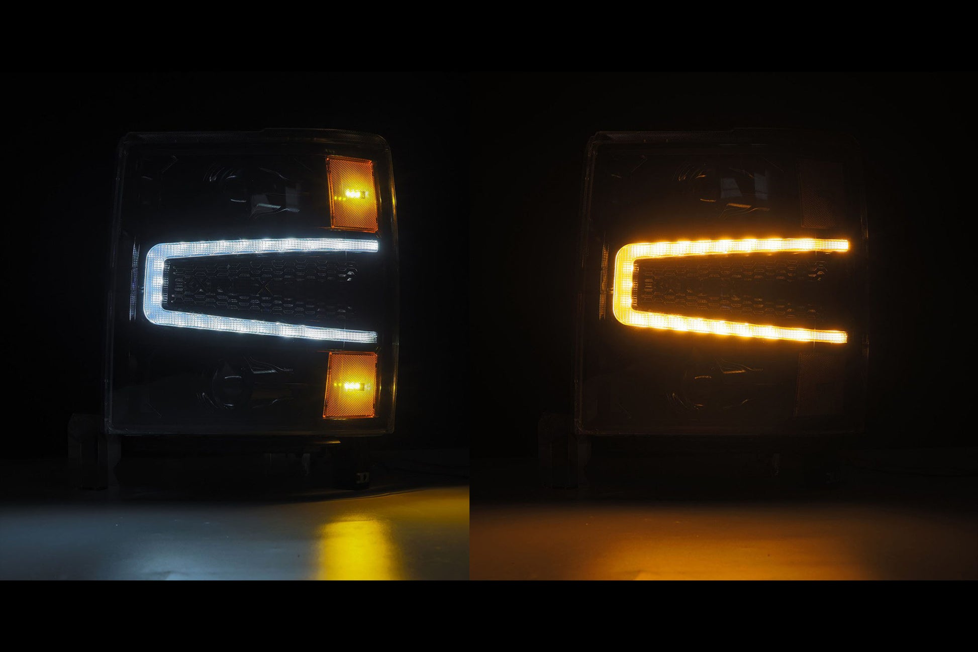Arex (PRO-Series) Halogen Headlights: Chevrolet Silverado 1500 (14-15) - Alpha-Black (Set) - Headlights (Image 3 of 5)