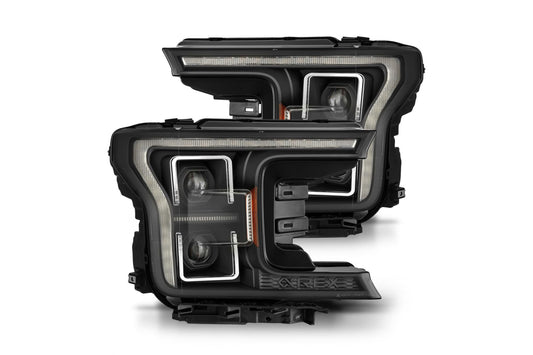 Arex (PRO-Series) G2 Halogen Headlights: Ford F-150 (18-20) - Black (Set) - Headlights (Image 1 of 6)