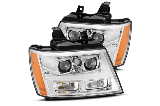 AlphaRex (LUXX-Series) 2007-2014 Chevy Tahoe G2 LED Projector Headlights - Chrome - Headlights (Image 1 of 6)