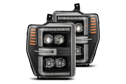 Arex Nova LED Headlights: Ford Super Duty (08-10) - Black (Set) - Headlights (Image 1 of 5)