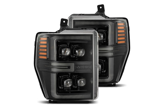 Arex Nova LED Headlights: Ford Super Duty (08-10) - Alpha-Black (Set) - Headlights (Image 1 of 5)