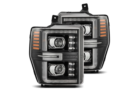 Arex Luxx LED Headlights: Ford Super Duty (08-10) - Black (Set) - Headlights (Image 1 of 5)