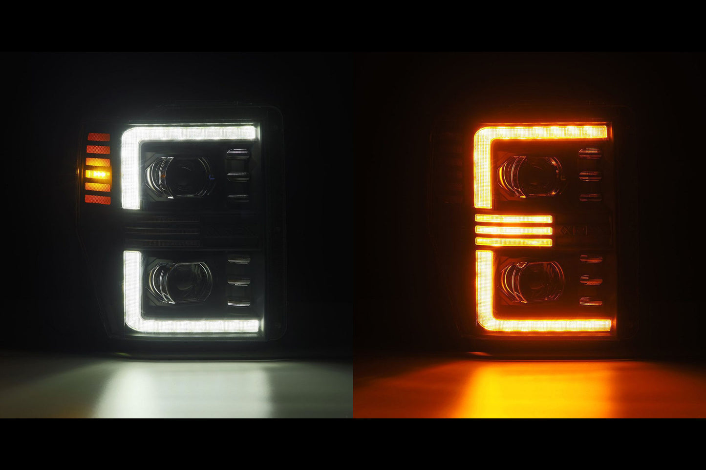 Arex (PRO-Series) Halogen Headlights: Ford Super Duty (08-10) - Black (Set) - Headlights (Image 3 of 5)