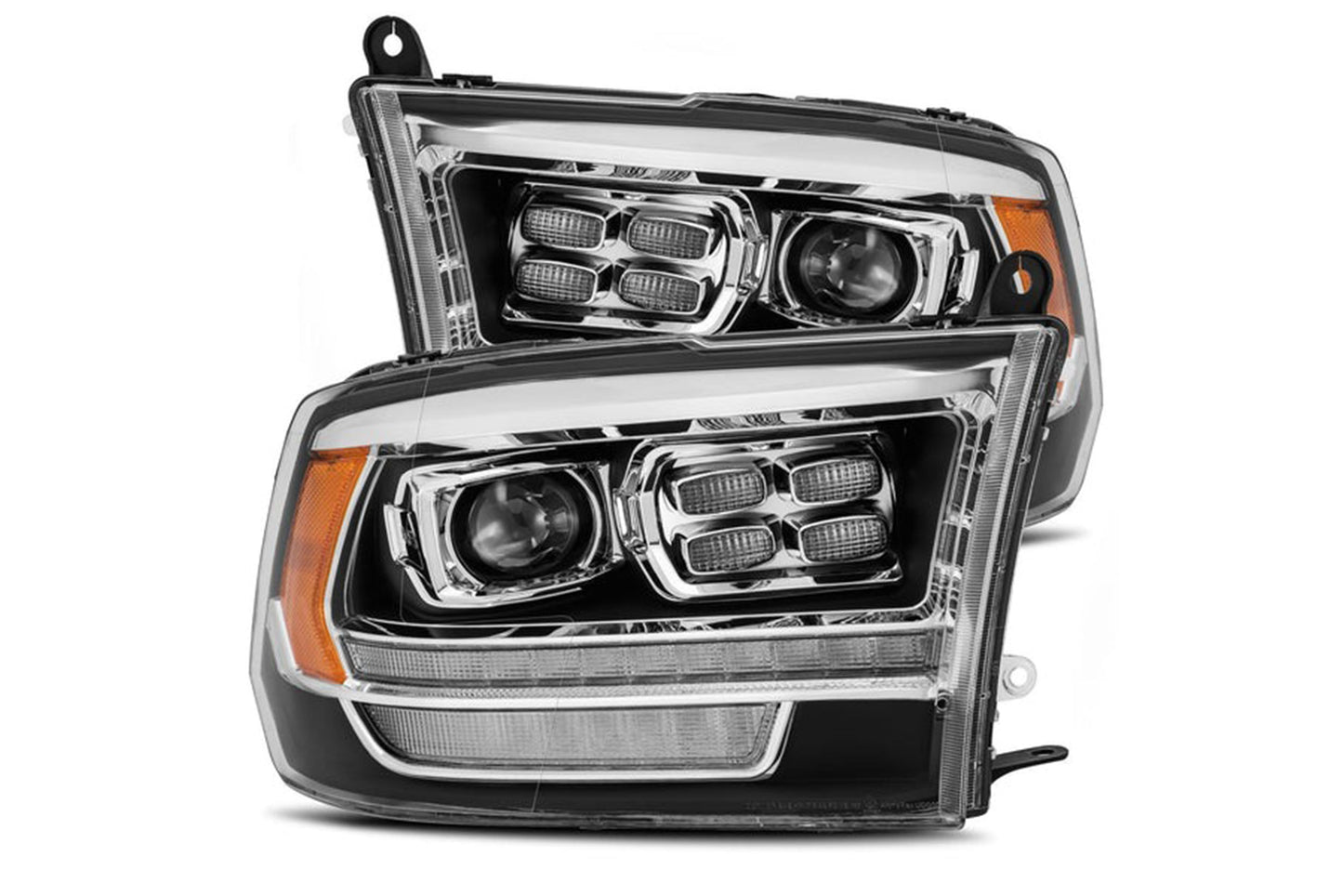 Arex Luxx LED Headlights: Dodge Ram (09-18) - Black (Set) - Headlights (Image 1 of 6)