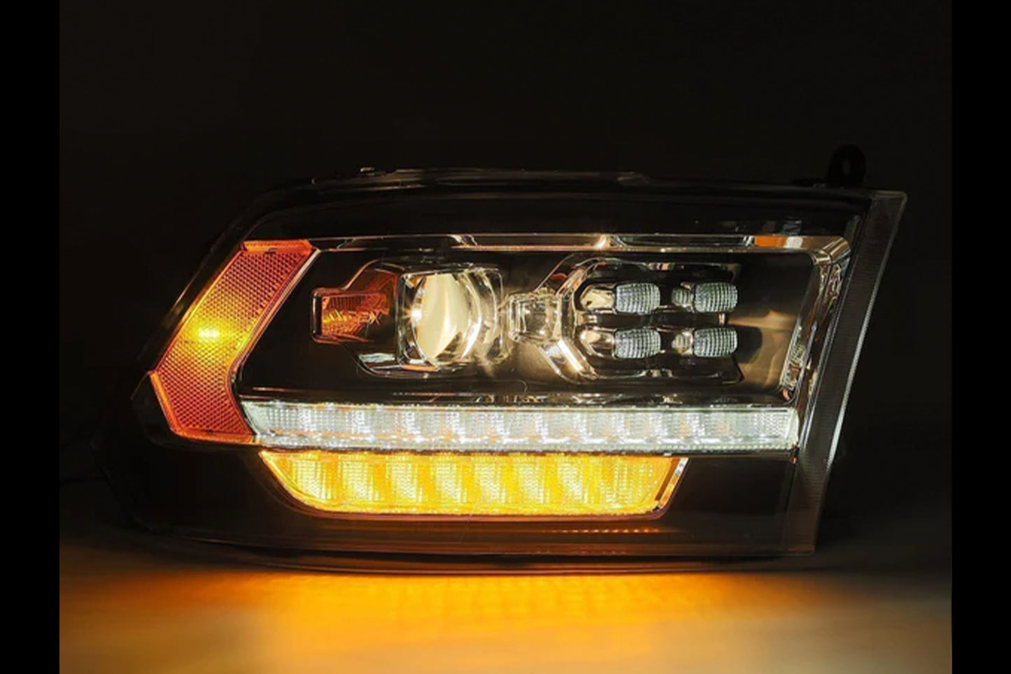 Arex Luxx LED Headlights: Dodge Ram (09-18) - Black (Set) - Headlights (Image 4 of 6)