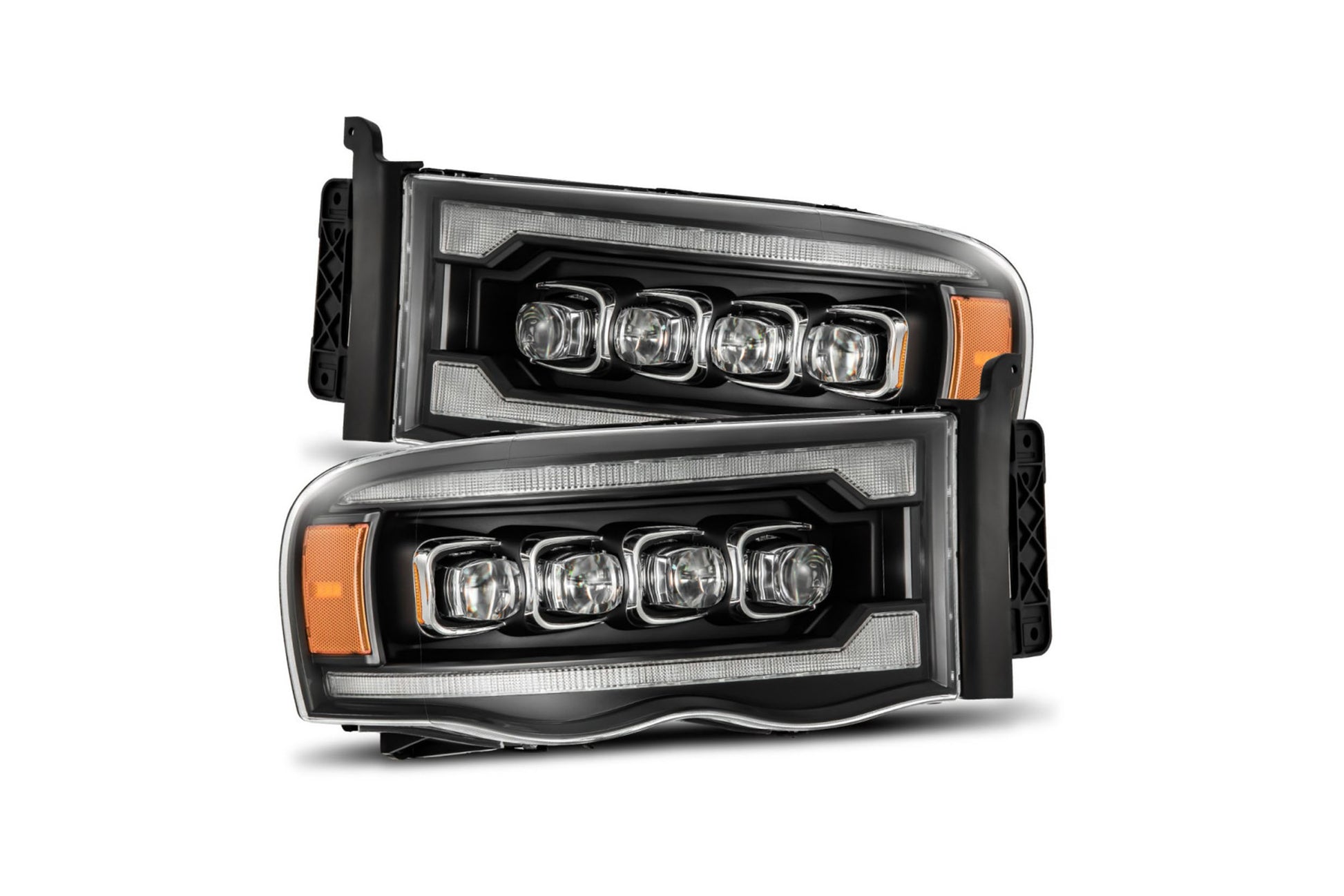 ARex Nova LED Headlights: Dodge Ram (02-05) - Black (Set) - Headlights (Image 1 of 6)