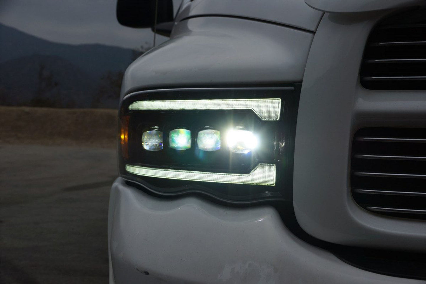ARex Nova LED Headlights: Dodge Ram (02-05) - Black (Set) - Headlights (Image 6 of 6)