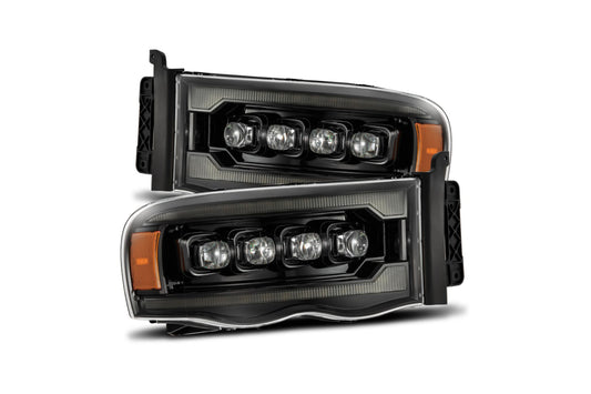 ARex Nova LED Headlights: Dodge Ram (02-05) - Alpha-Black (Set) - Headlights (Image 1 of 6)
