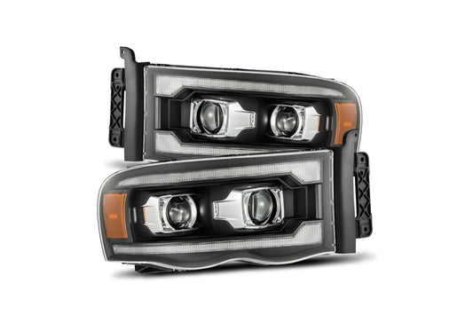 ARex (PRO-Series) Halogen Headlights: Dodge Ram (02-05) - Black (Set) - Headlights (Image 1 of 6)