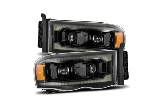 ARex (PRO-Series) Halogen Headlights: Dodge Ram (02-05) - Alpha-Black (Set) - Headlights (Image 1 of 6)