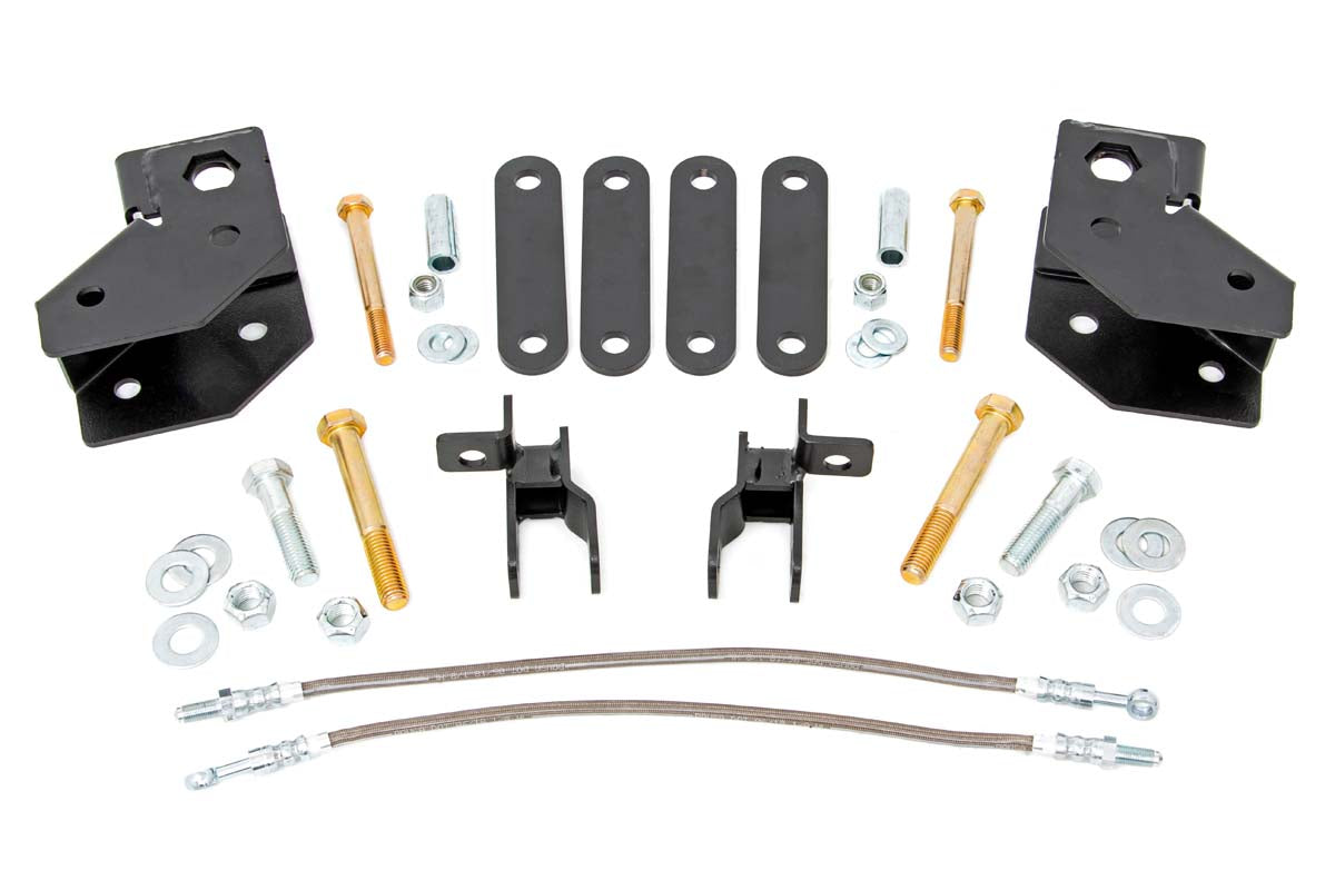 08C FORD SD TRUCKS 4WD 9000 OEM REPLACEMENT STEERING STABILIZER KIT W/ SILVER CYLINDER - Image 1