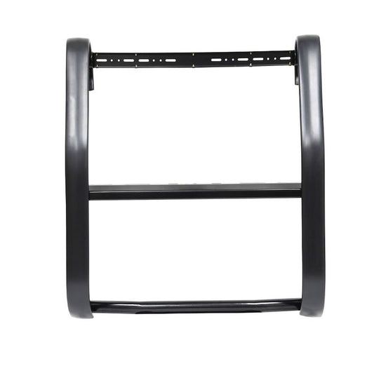 Westin Public Safety 36-4075 Bumper Push Bar; Elite; Powder Coated; Black; HRPO Steel; 2-3/4 Inch Rubber Strip Uprights