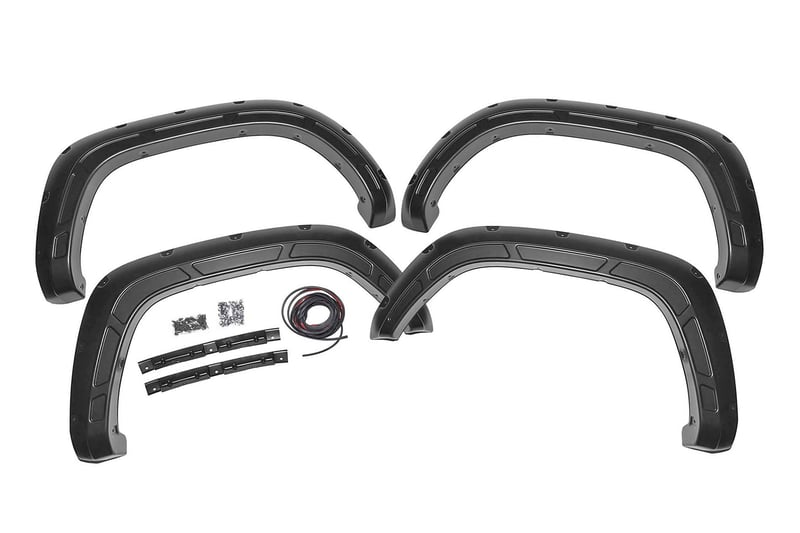 RC Defender Fender Flares | 202 Black Onyx | Toyota Tacoma 2WD/4WD (2016-2023) (manufacturer page)