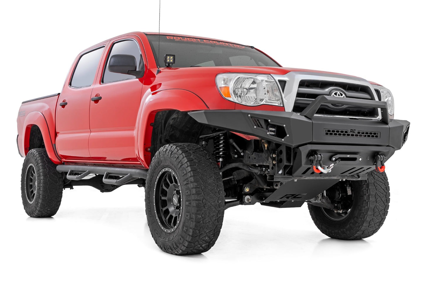 LED Light Kit | Ditch Mount | Black Series Round | 3.5 Inch | Amber DRL | Toyota Tacoma (05-15) - Lighting & Acc (Image 3 of 6)
