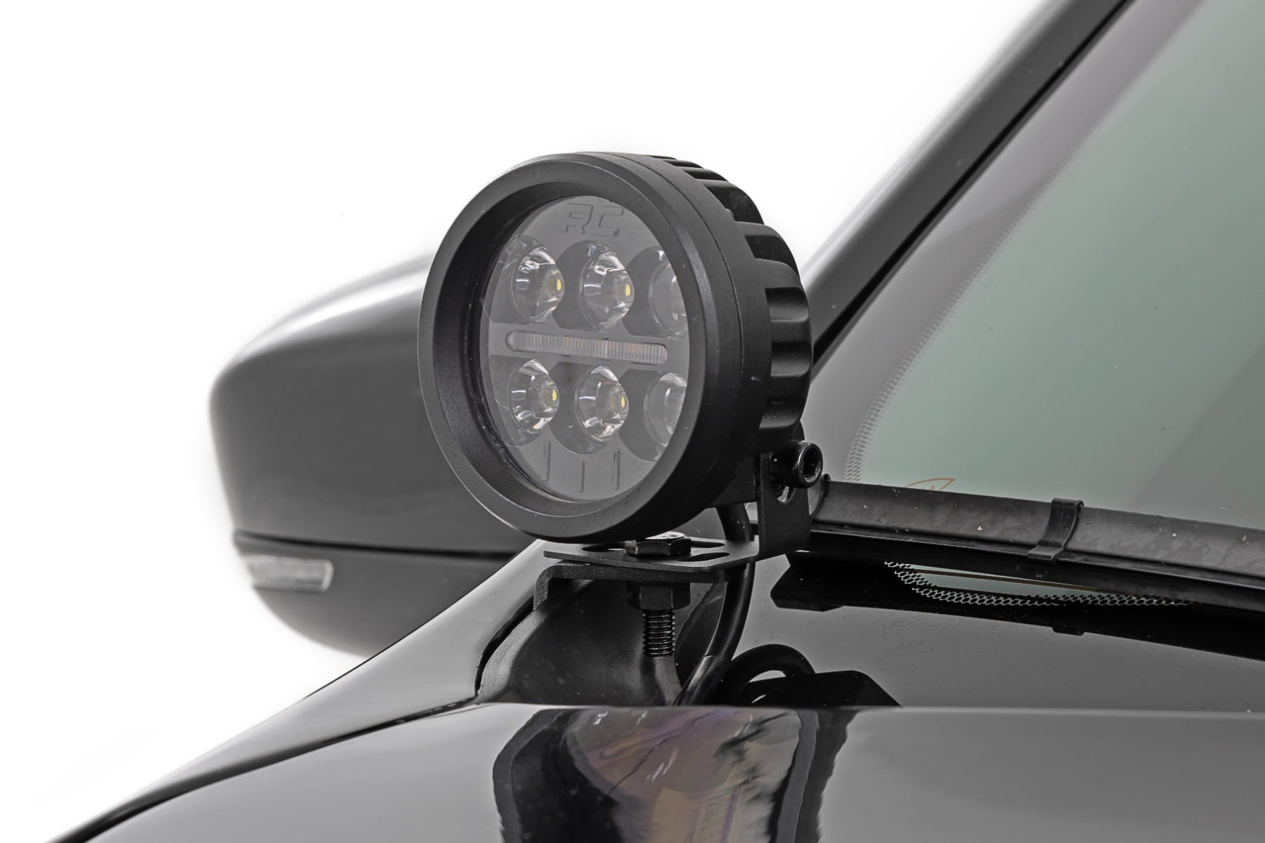 LED Light Kit | Ditch Mount | 2" Black Pair | Spot | Jeep Cherokee KL (14-21) - Lighting & Acc (Image 2 of 6)