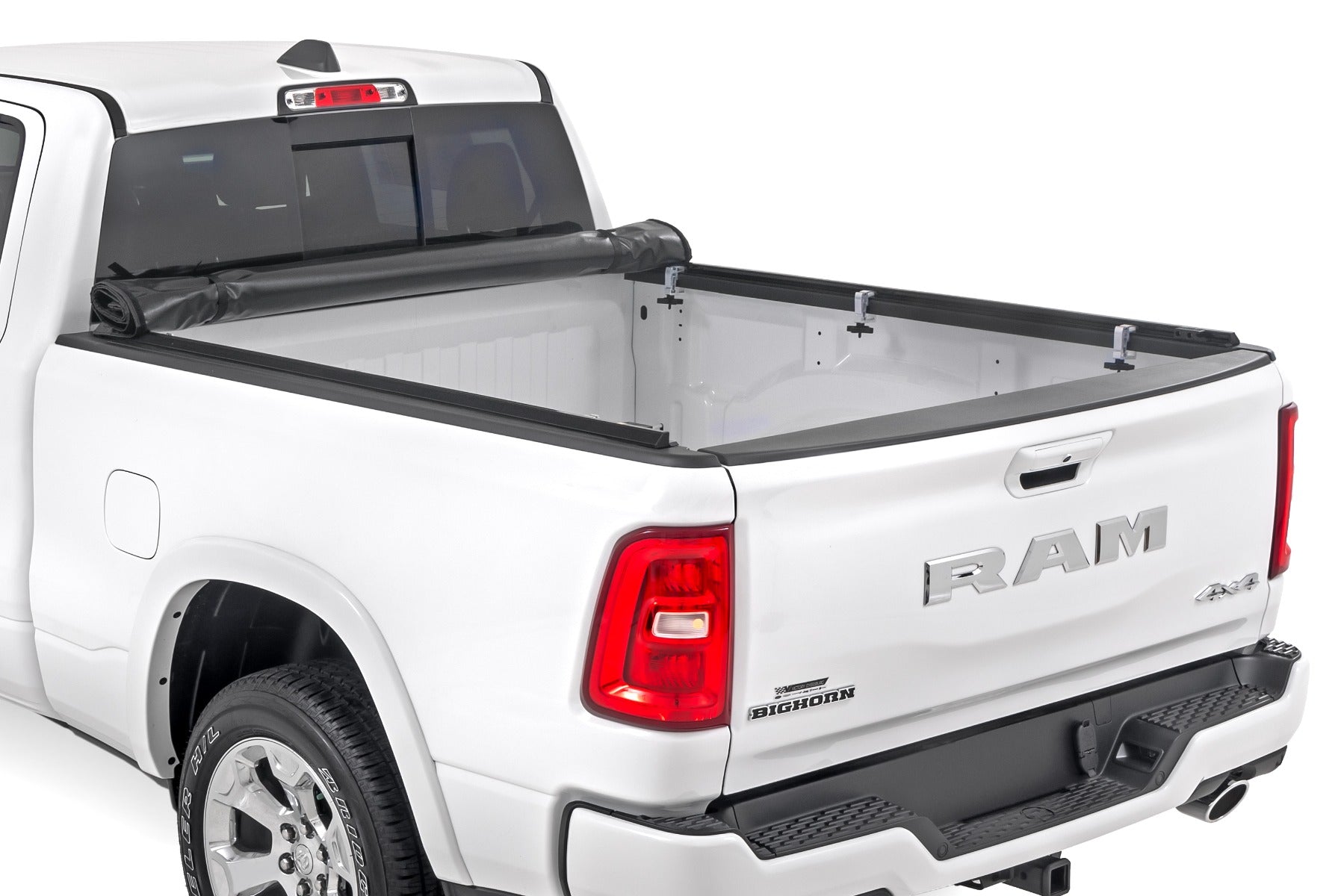 Soft Roll Up Bed Cover | 6'4" Bed | Ram 1500 (19-26)/1500 TRX (21-24) - Bed Covers (Image 2 of 6)