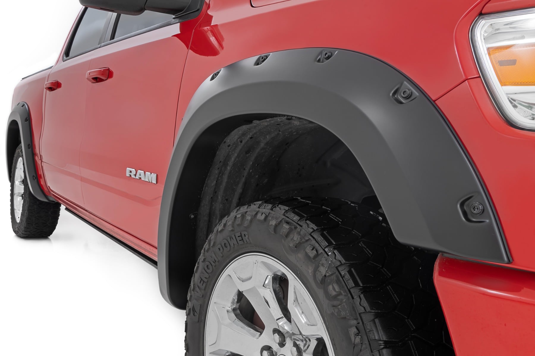 Pocket Fender Flares | PS2 Bright Silver Metallic | Ram 1500 2WD/4WD (19-24) - Fender Flares (Image 4 of 6)