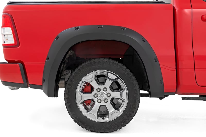 RC Pocket Fender Flares | PS2 Bright Silver Metallic | Ram 1500 2WD/4WD (19-24) (manufacturer page)