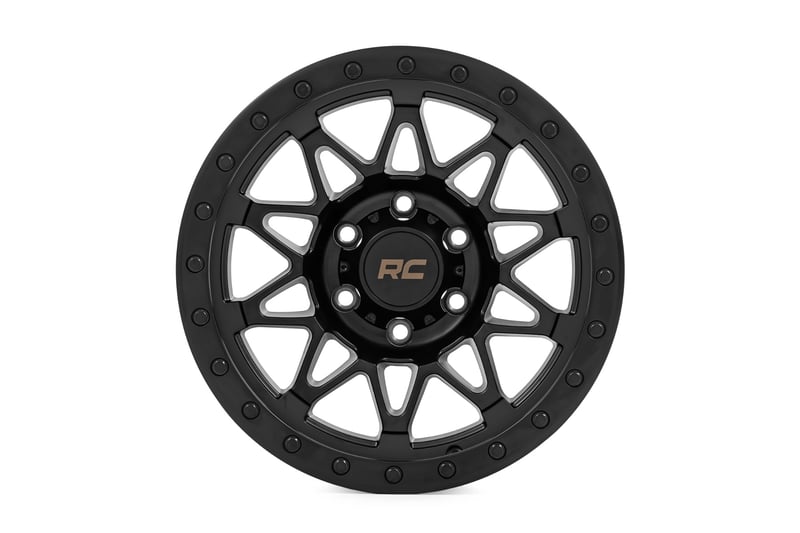 Rough Country 78 Series Wheel | Simulated Beadlock | Black | 18x9 | 6x135 | 0mm (manufacturer page)