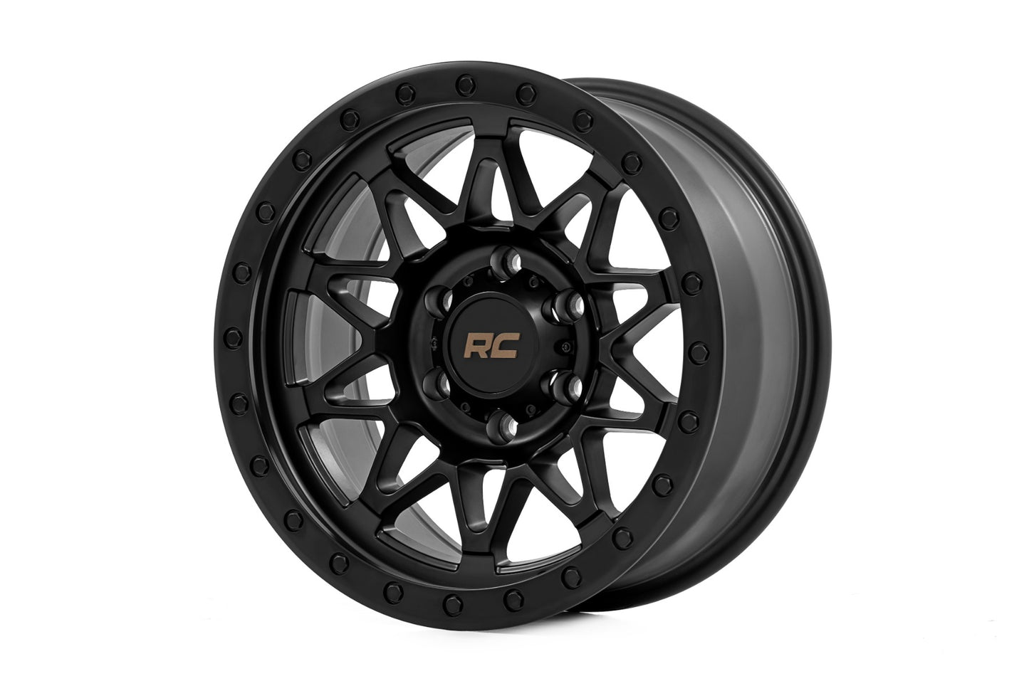 Rough Country 78 Series Wheel | Simulated Beadlock | Black | 18x9 | 6x135 | 0mm (manufacturer page)