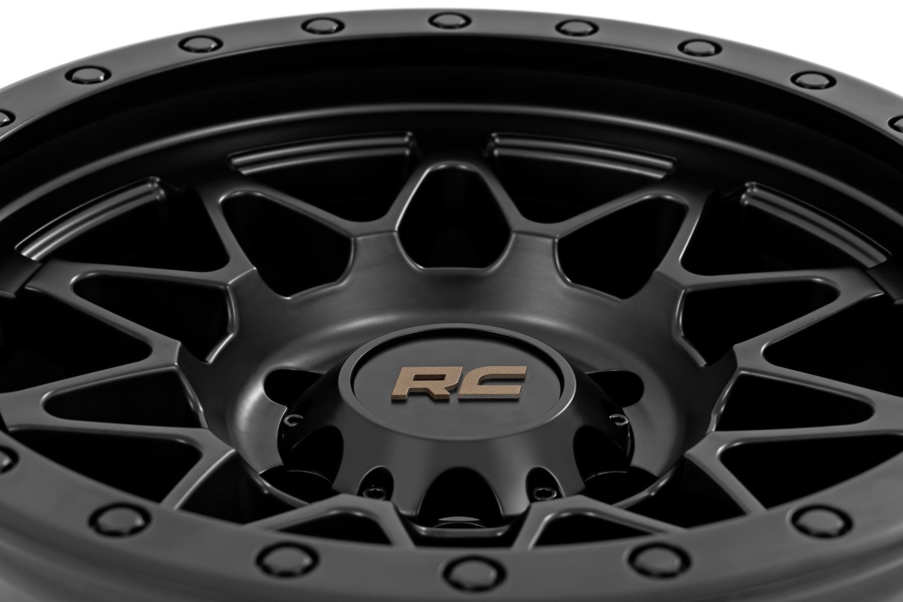 Rough Country 78 Series Wheel | Simulated Beadlock | Black | 18x9 | 6x135 | 0mm - RC Wheels (Image 6 of 6)