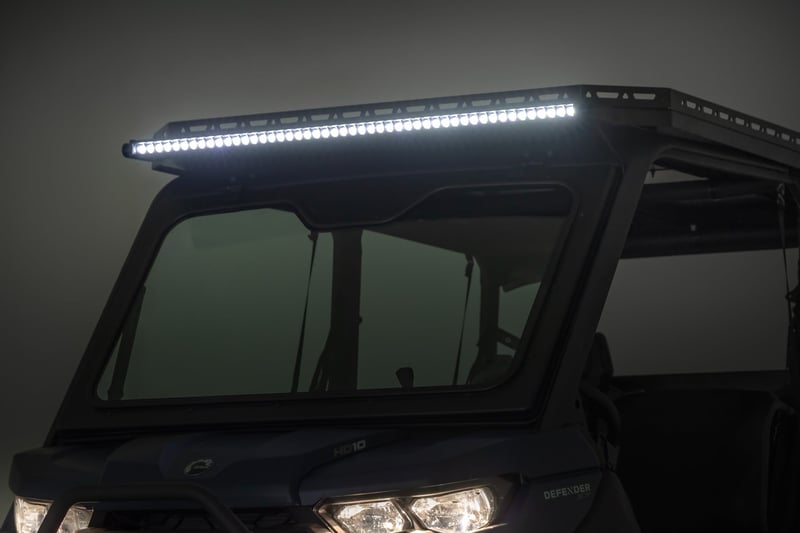 RC LED Light | Deck Roof | 50" Spectrum Single Row | Can-Am Defender MAX HD10 (manufacturer page)