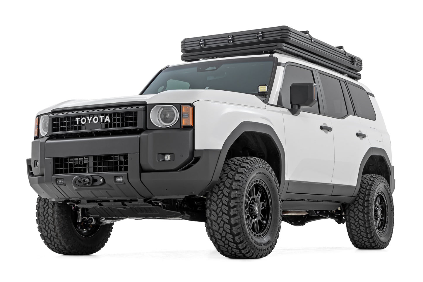 FXS Hidden Winch Mount | White SAE | Fog | Toyota Land Cruiser 4WD (24-26) - Bumpers (Image 3 of 6)