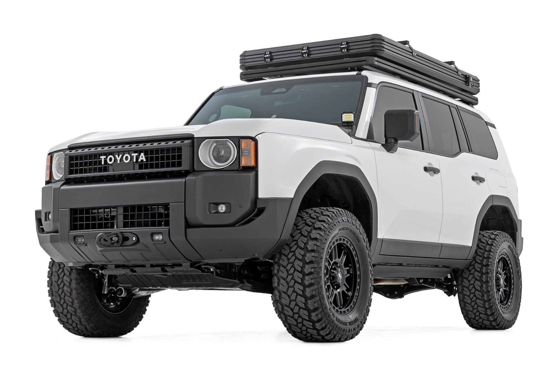 FXS Hidden Winch Mount | White SAE | Fog | Toyota Land Cruiser 4WD (24-26) - Bumpers (Image 3 of 6)