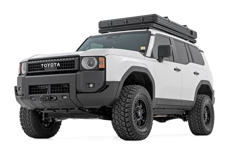 RC FXS Hidden Winch Mount | White SAE | Fog | Toyota Land Cruiser 4WD (24-26) (manufacturer page)