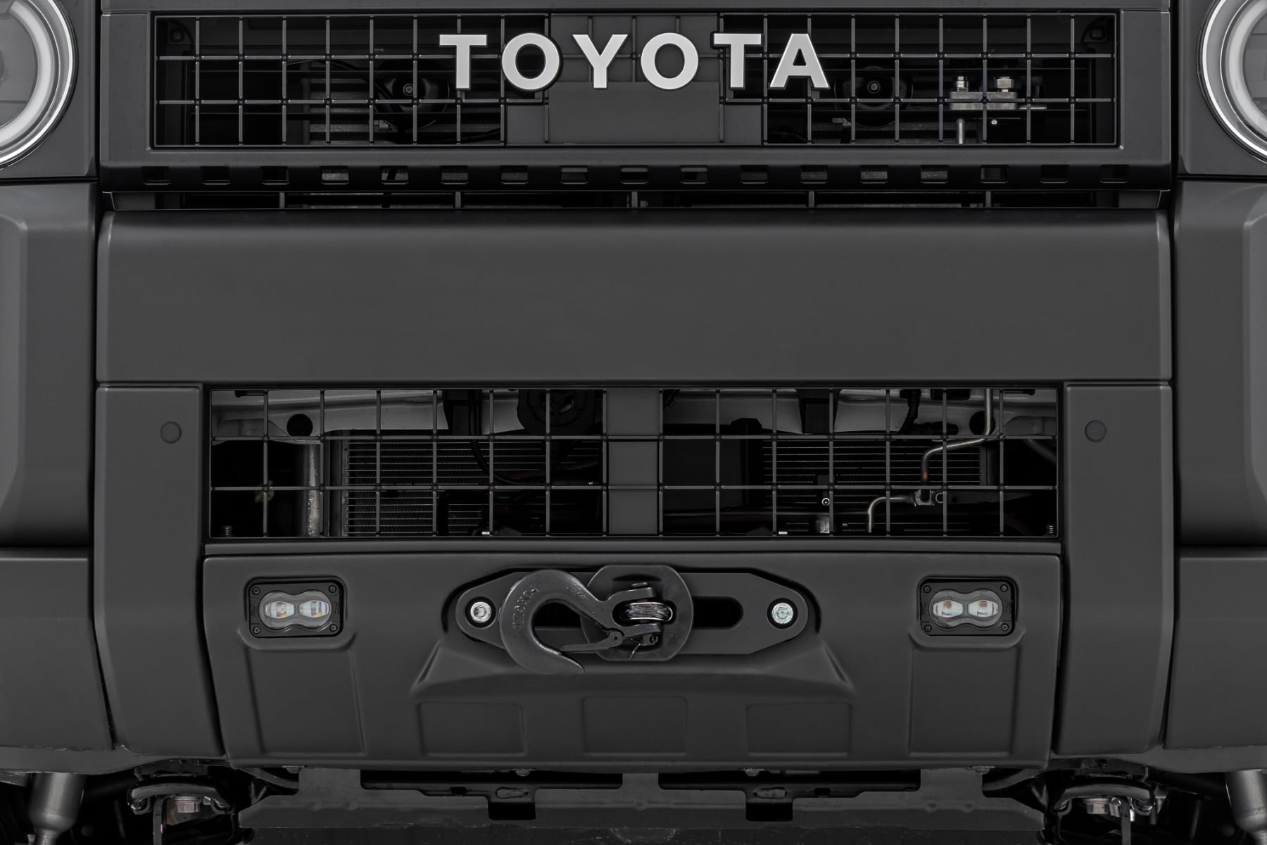 FXS Hidden Winch Mount | White SAE | Fog | Toyota Land Cruiser 4WD (24-26) - Bumpers (Image 5 of 6)