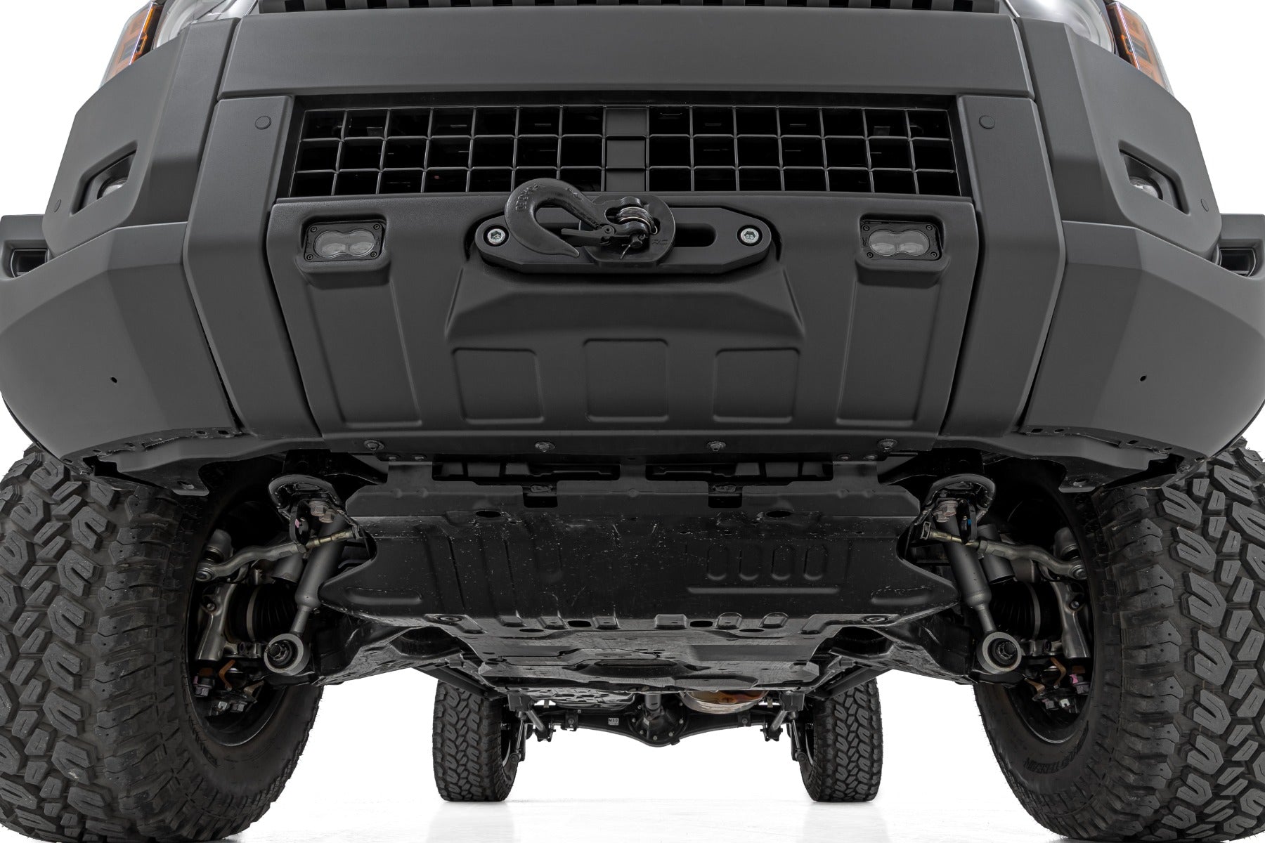 FXS Hidden Winch Mount | White SAE | Fog | Toyota Land Cruiser 4WD (24-26) - Bumpers (Image 6 of 6)