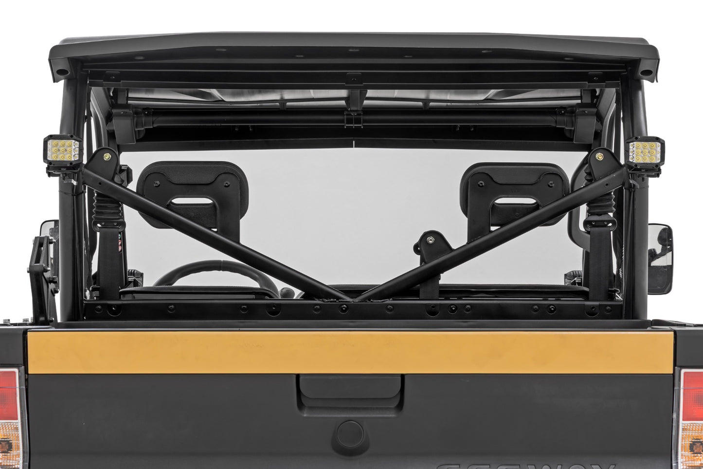 LED Light Kit | Rear Mount | 2" Black Pair | Amber DRL | Segway 570 F - Lighting & Acc (Image 3 of 6)