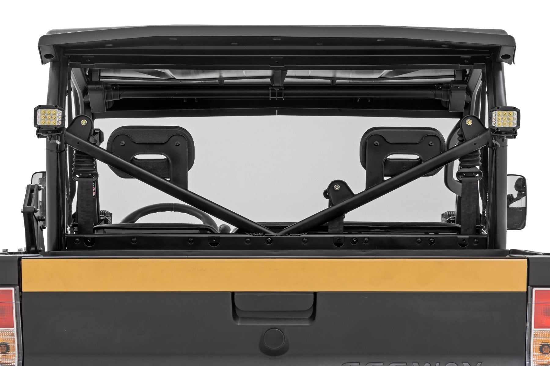 LED Light Kit | Rear Mount | 2" Black Pair | Amber DRL | Segway 570 F - Lighting & Acc (Image 3 of 6)