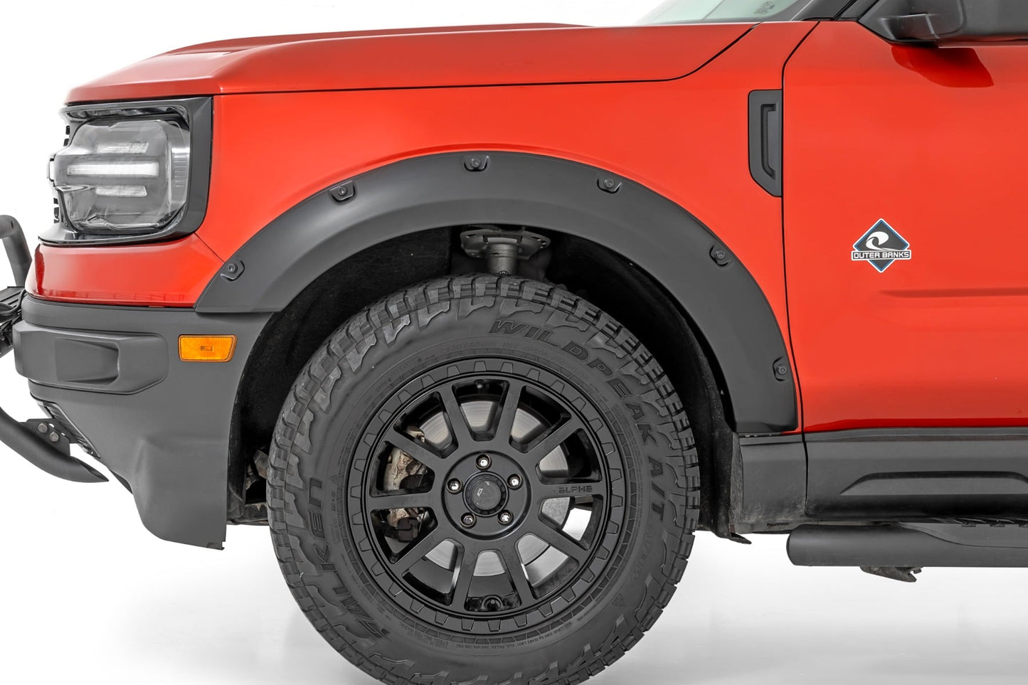 Pocket Fender Flares | JS Iconic Silver | Ford Bronco Sport 4WD (2021-2026) - Fender Flares (Image 4 of 6)