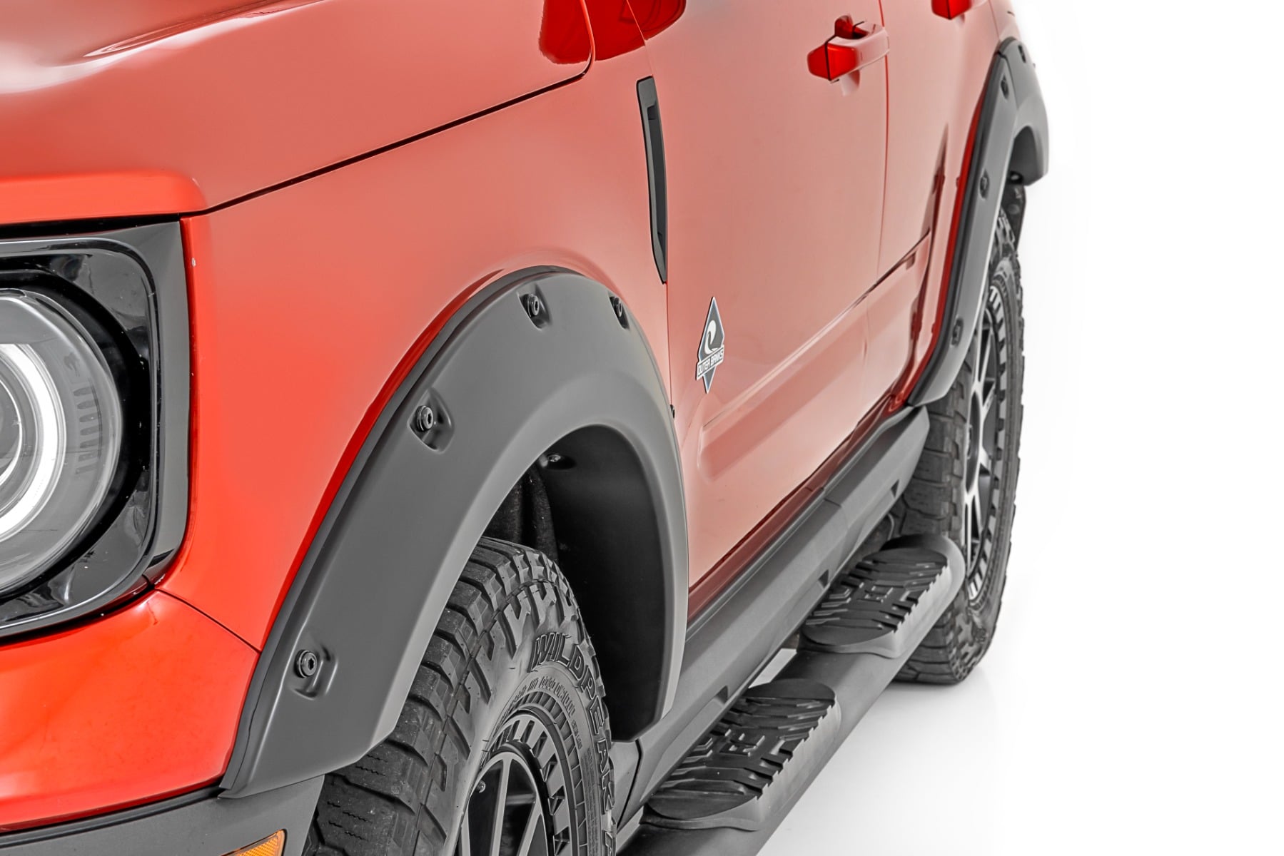 Pocket Fender Flares | JS Iconic Silver | Ford Bronco Sport 4WD (2021-2026) - Fender Flares (Image 6 of 6)