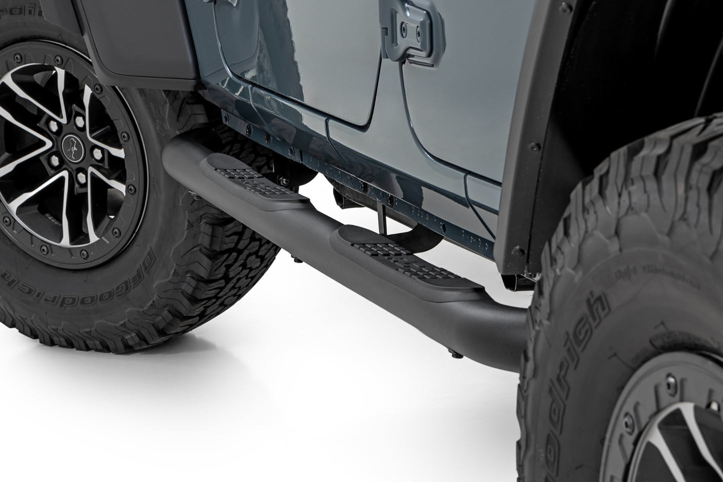 Nerf Steps | 3-Inch Tube | 4 Door | Jeep Wrangler Unlimited 2WD/4WD (2018-2026) - Steps & Runningboard (Image 1 of 6)