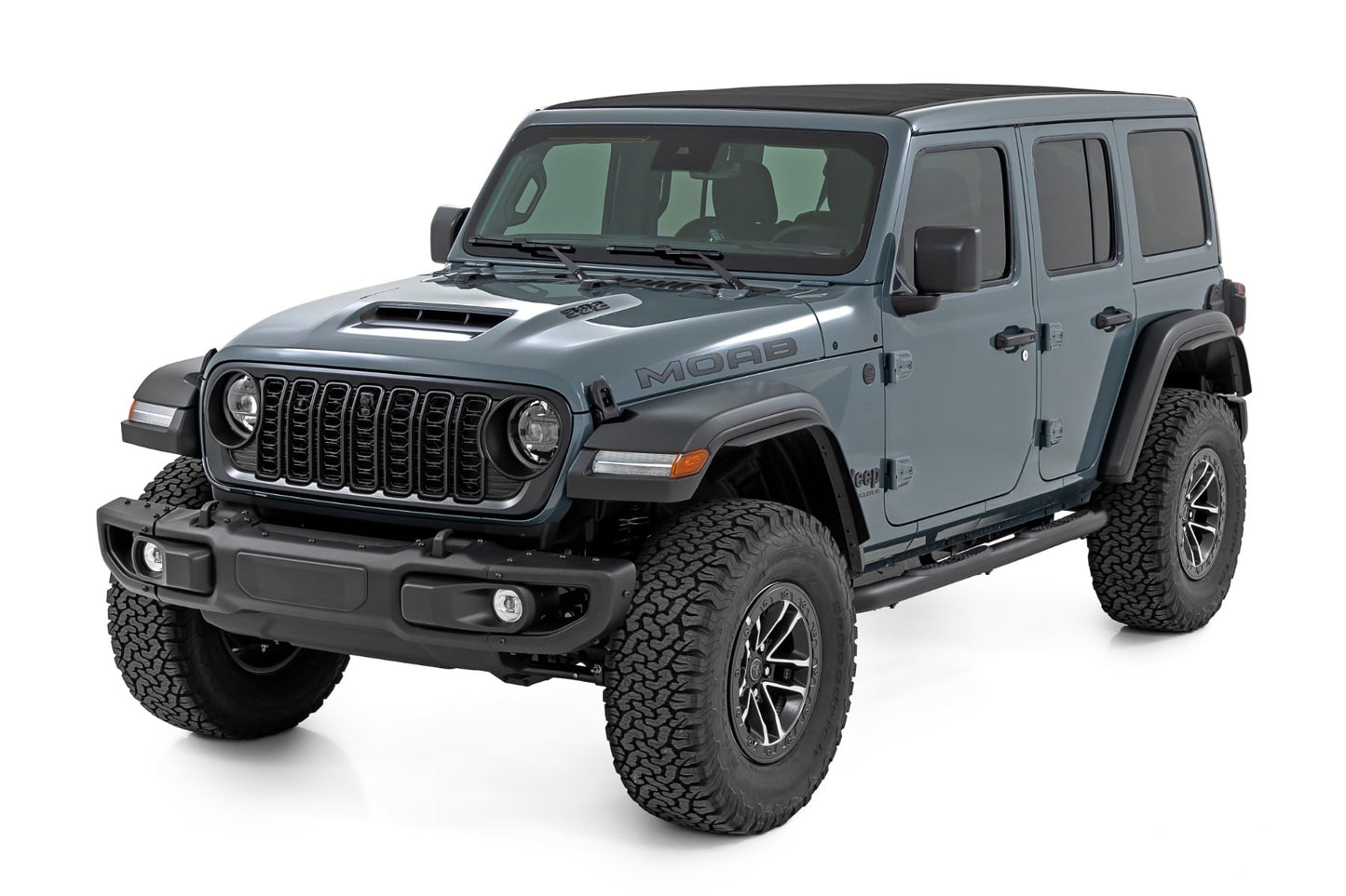 Nerf Steps | 3-Inch Tube | 4 Door | Jeep Wrangler Unlimited 2WD/4WD (2018-2026) - Steps & Runningboard (Image 2 of 6)