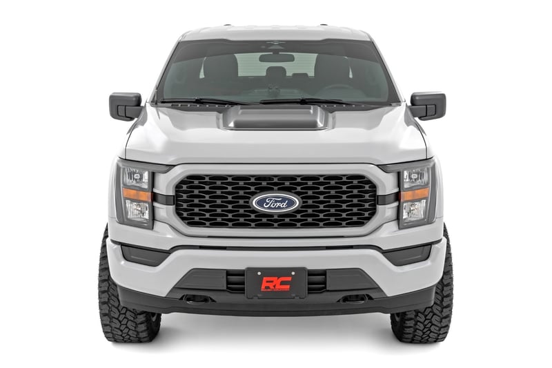 RC Hood Scoop | B3 Atlas Blue | Ford F-150 2WD/4WD (2021-2026) (manufacturer page)