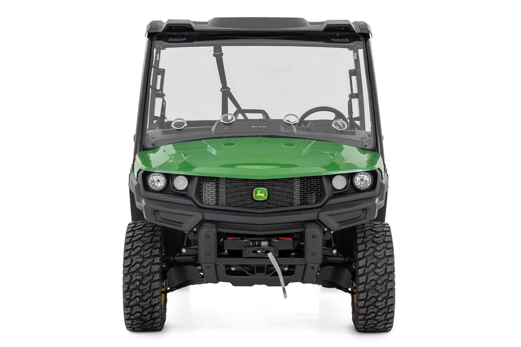 Vented Full Windshield | Scratch Resistant | John Deere Gator XUV 835 - Windshields (Image 4 of 6)