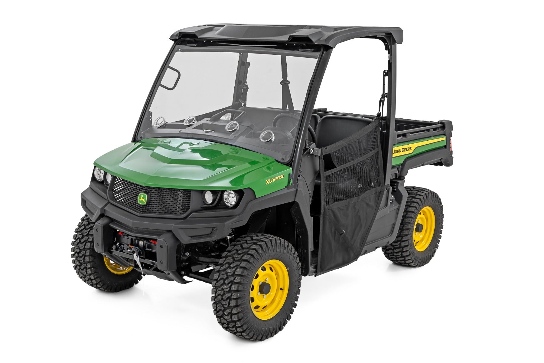Vented Full Windshield | Scratch Resistant | John Deere Gator XUV 835 - Windshields (Image 5 of 6)