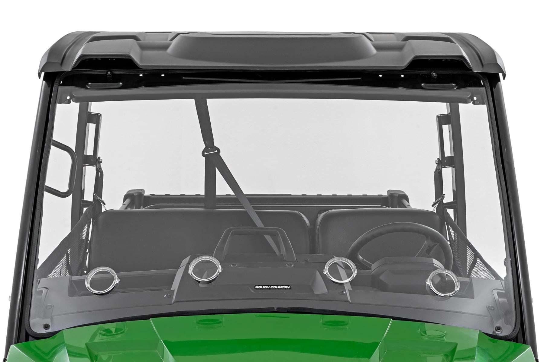 Vented Full Windshield | Scratch Resistant | John Deere Gator XUV 835 - Windshields (Image 1 of 6)