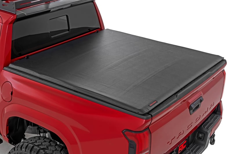 RC Soft Roll Up Bed Cover | 5' Bed | Toyota Tacoma 2WD/4WD (2024-2026) (manufacturer page)