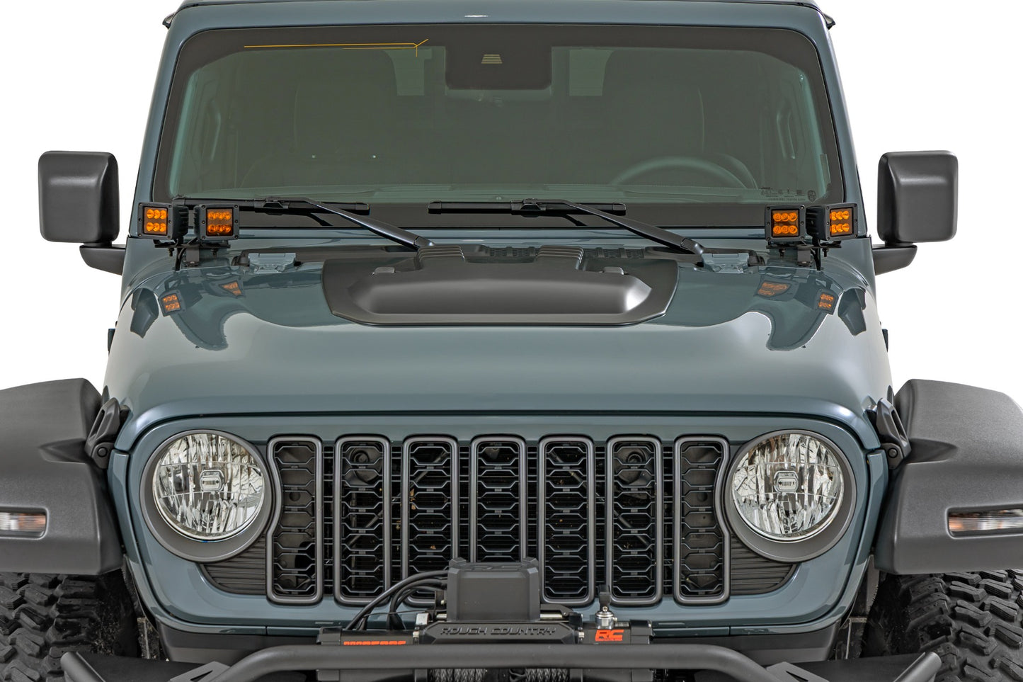 Hood Scoop | PY5 Nacho | Jeep Gladiator JT/Wrangler JL 4WD (2018-2026) - Misc 25% (Image 2 of 6)