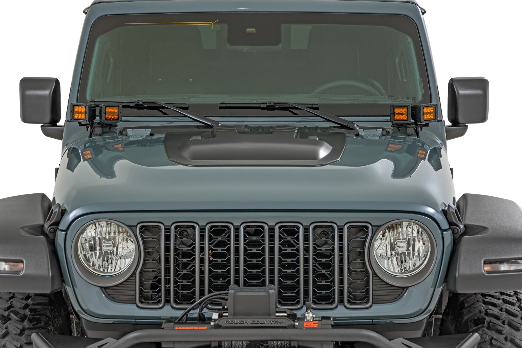 Hood Scoop | PY5 Nacho | Jeep Gladiator JT/Wrangler JL 4WD (2018-2026) - Misc 25% (Image 2 of 6)