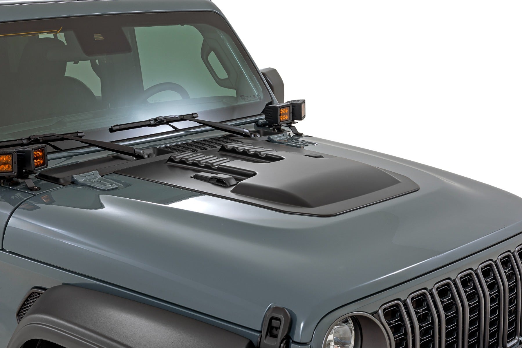 Hood Scoop | PY5 Nacho | Jeep Gladiator JT/Wrangler JL 4WD (2018-2026) - Misc 25% (Image 1 of 6)