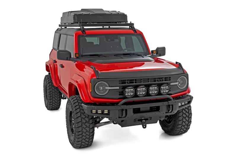 RC Hood Scoop | M7 Carbonized Gray | Ford Bronco 4WD (2021-2026) (manufacturer page)
