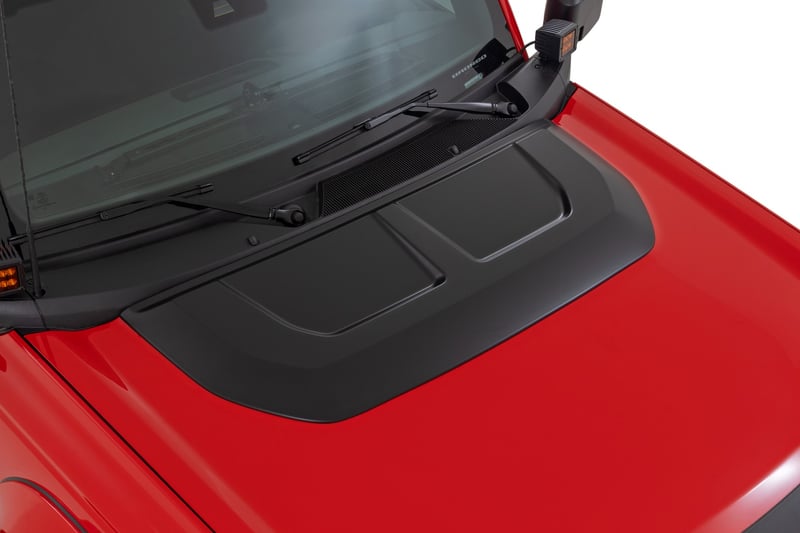 RC Hood Scoop | M7 Carbonized Gray | Ford Bronco 4WD (2021-2026) (manufacturer page)