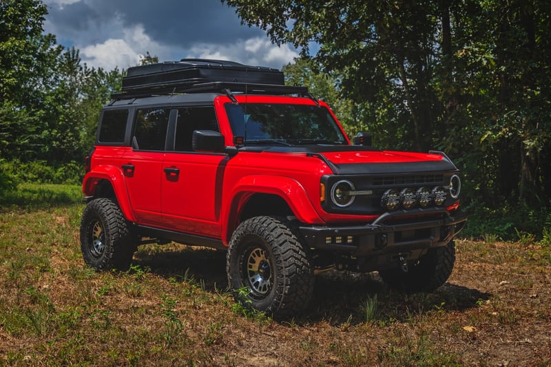 RC Hood Scoop | M7 Carbonized Gray | Ford Bronco 4WD (2021-2026) (manufacturer page)