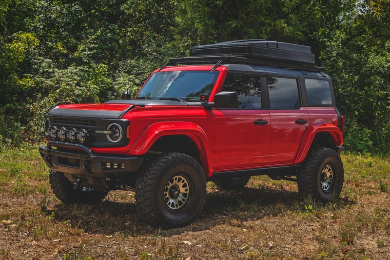 RC Hood Scoop | M7 Carbonized Gray | Ford Bronco 4WD (2021-2026) (manufacturer page)