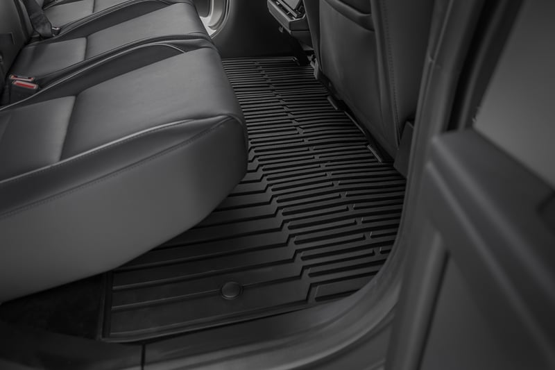 RC Flex-Fit Floor Mats | FR & RR | Tesla Cybertruck 4WD (2024-2026) (manufacturer page)